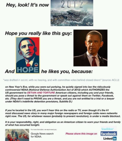 kilomonster:  kgbigelow:  catbountry:  the-el:  stfuconservatives:  radioinactivity:  kiddblink:  le-me-in-a-hat:  Real  http://thinkprogress.org/security/2011/12/31/396018/breaking-obama-signs-defense-authorization-bill/  TL;DR The President’s opponents