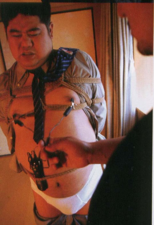sumoboy69: tsonton: Japanese slave chubby from SM book This gives me so many good ideas. Wow&hel