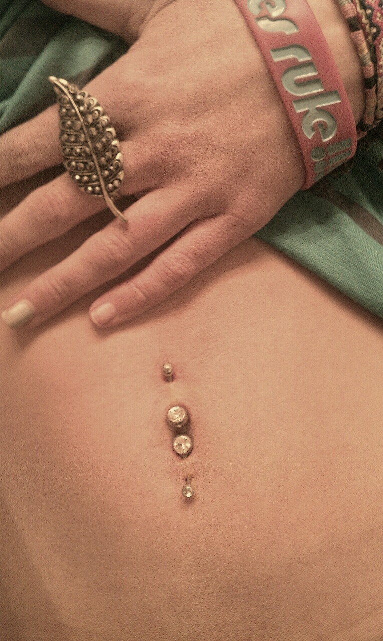 Just pierced. &lt;3