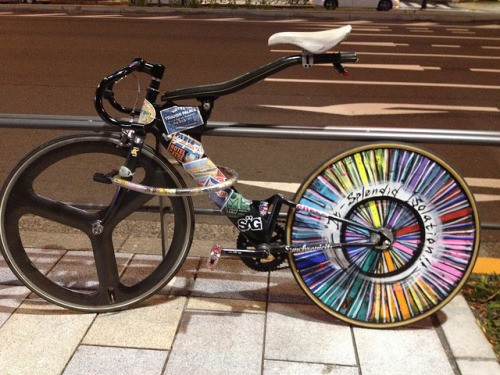 southernvelo: titsandtires:  Only in Japan.  My lbs has one of these soft ride frames.