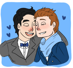 Those rare moments when I draw Klaine. c: