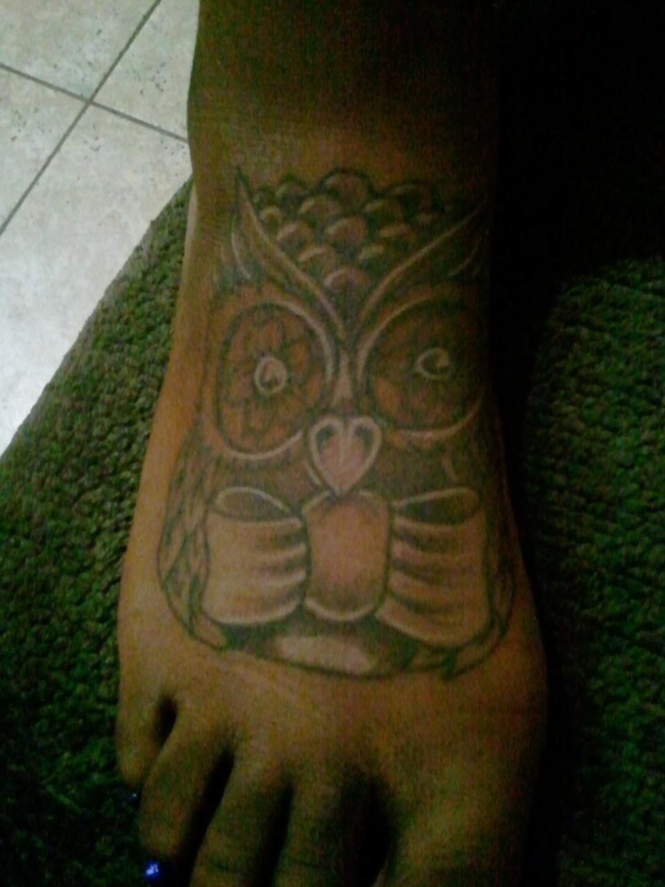 My new tattoo. :) Owl.