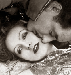 thefashionability:  Greta Garbo and John