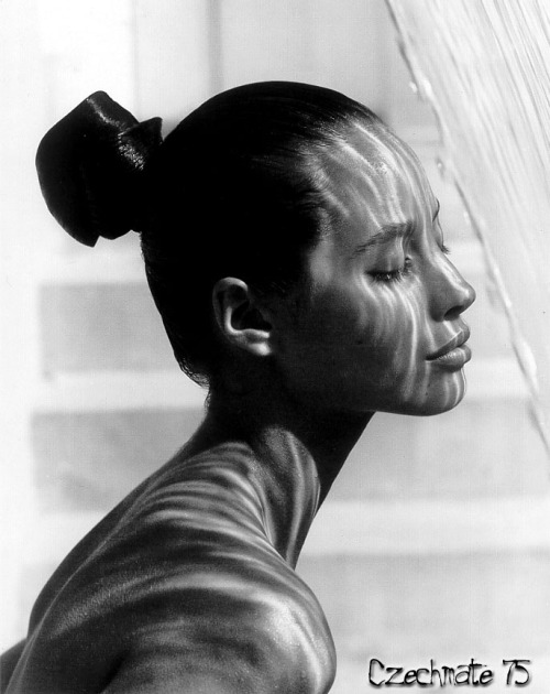 magnificentmodels:  1985 Vogue US December 1986 by Patrick Demarchelier 1987 Vogue Germany 1987 by Albert Watson 1988 4xHarper’s Bazaar US July 1988 by Matthew Bolston Waterfall, Los Angeles, 1988 by Herb Ritts 