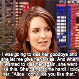    I wanna thank my daughter, Alice, for being the funniest person in my family.