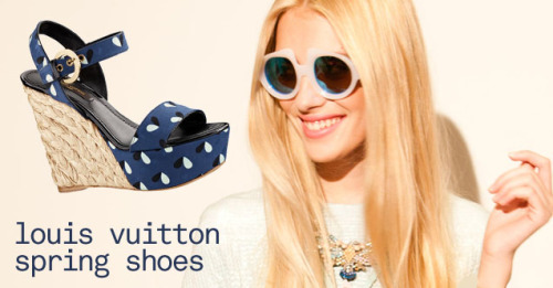 Our ode to Louis Vuitton’s Spring 2012 shoes.  Have a look at the whole collection on nylonmag