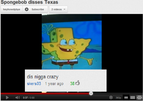 ramenjesus:  an African American’s perspective of Spongebob’s tom-foolery  
