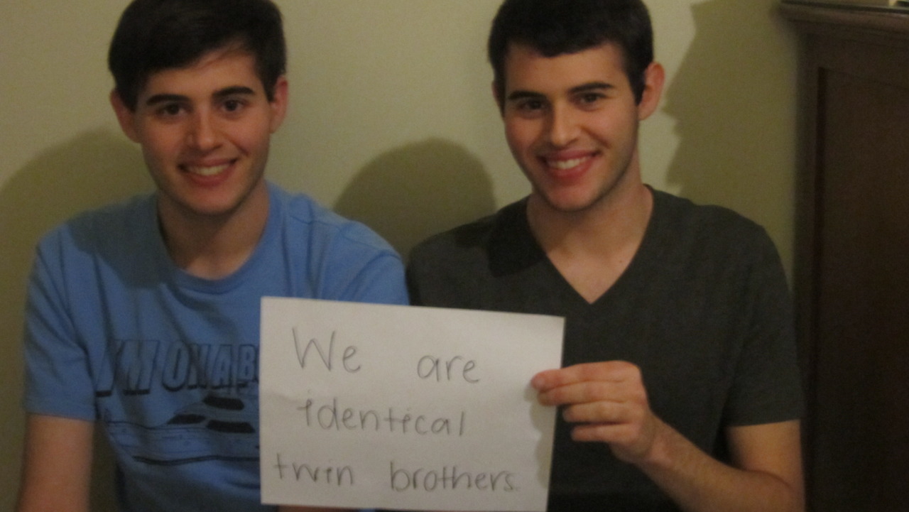 heywardamneagle:  We’re identical twins. We deserve identical marriage rights,