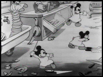 mothgirlwings:  Mickey and Minnie’s bratty children in Walt Disney’s Mickey’s Nightmare (1932) 
