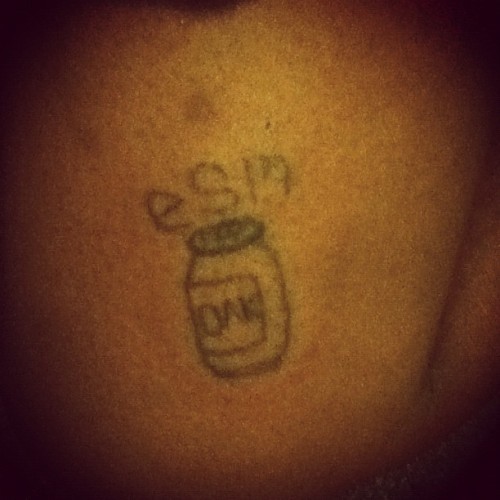 Electric slut mansion stick & poke 4 lyfe (Taken with instagram)