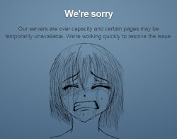 Ahrg&hellip; Tumblr time to time rly hurts. Hope it will be back up in stable state soon.