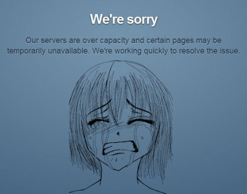 Ahrg… Tumblr time to time rly hurts. Hope it will be back up in stable state soon.