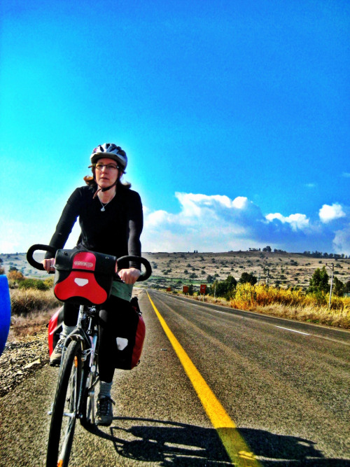 twowheeltravel: Riding around the Sea of Galilee.