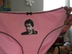enjoy-the-abuse:  plumbundy:  Made Ted Bundy Undies. Because I have the coolest fucking friends ever. The pink ones are my favourite.  I want Ted Bundy undies!!!!!!!! 