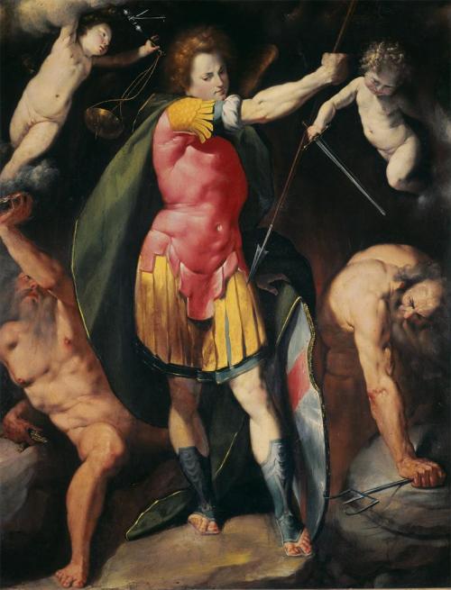 necspenecmetu:  Giovanni Battista Crespi (Il Cerano), Archangel Michael, 1590-1600 