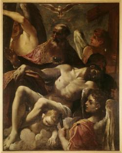 necspenecmetu:  Ludovico Carracci, The Trinity