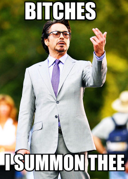 batmangambit:  WHERE ARE YOUR MANNERS, TONY? 