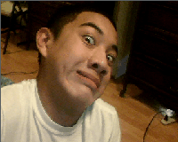 That awkward moment when you're in public and someone just keeps staring at you.