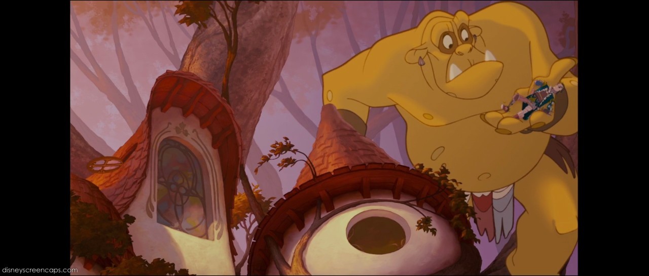 disneytrivia:  In Enchanted, the troll that attacks Giselle in the begining wears