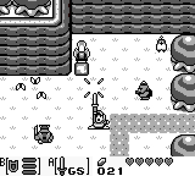 robooboe:  tinycartridge:The Legend of Zelda: Skyward Sword re-imagined as a Link’s Awakening-style Game Boy release by Constantin Georges (click for larger images). Fantastic.Buy: Legend of Zelda: Skyward SwordFind: Nintendo DS/3DS release dates,
