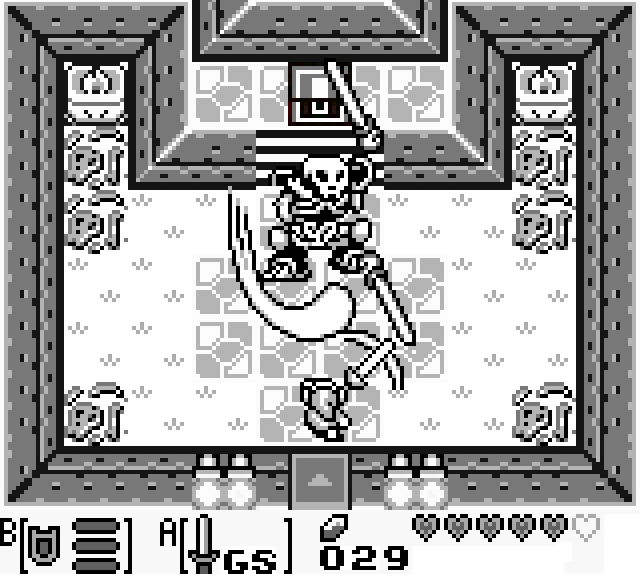 tinycartridge:The Legend of Zelda: Skyward Sword re-imagined as a Link’s Awakening-style Game Boy release by Constantin Georges (click for larger images). Fantastic.Buy: Legend of Zelda: Skyward SwordFind: Nintendo DS/3DS release dates, discounts,