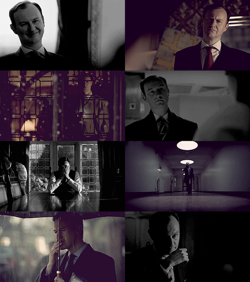 cakesandsnouts:♥ Favourite TV Characters → Mycroft Holmes ⇒ Sherlock“All lives end. All hearts are b