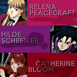 fuckyeahgundamwing: It’s GW: GIRL POWER