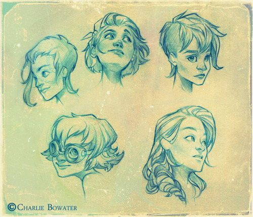 charliebowater: A small group of sketches for a personal project I’m working on. These were done wi