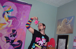 a brony being weird or something hanging