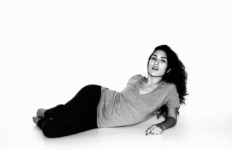 americanapparel:  Abby in Tri-Blend and leggings.  View our archives.