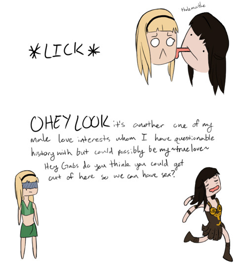 lebanesetoaster:  neverdoubtcloudswillbreak:  OH. MAH. GOD. *LICK*…’tholemathe’  So… Brittana is totally Xena and Gabrielle reincarnated, right? 