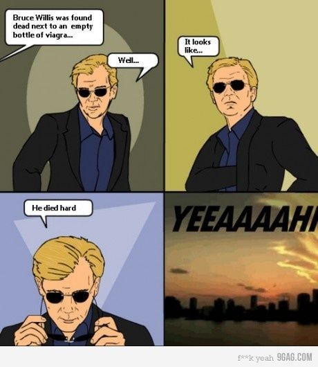 heddafedda16:  *snorts* I LOVE Bruce Willis…but this if fucking funny!  HILARIOUS!