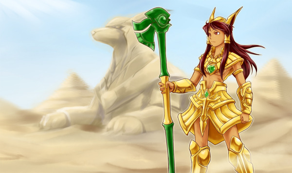 Ok, it isn`t nude or ecci at all but I dont want to drop this. A Female Nasus. Somehow