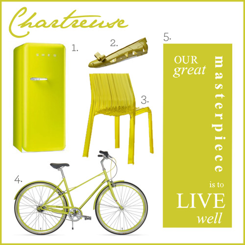 c8h7n3o2luminol: 1. Smeg Retro Refrigerator in lime green from Smeg, from about $3000. 2. Kartell &a