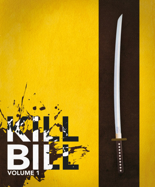 Kill Bill: Vol 1 &amp; 2 redesigned posters by Jordan Gosselin