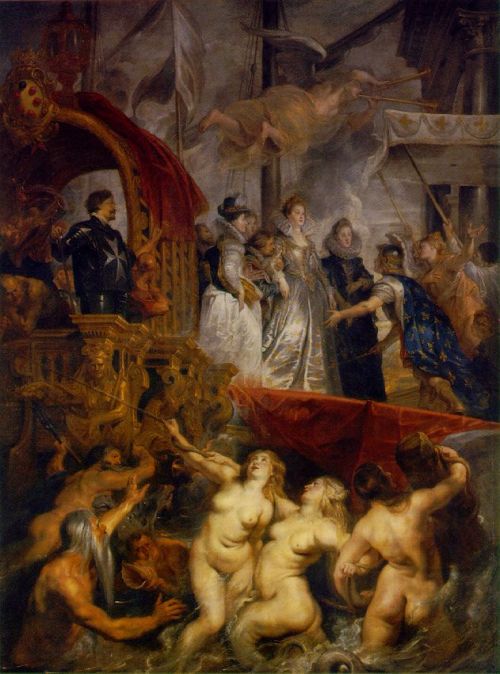 cavetocanvas: Peter Paul Rubens, The Arrival of Marie de’ Medici at Marseilles, 1622-26 O