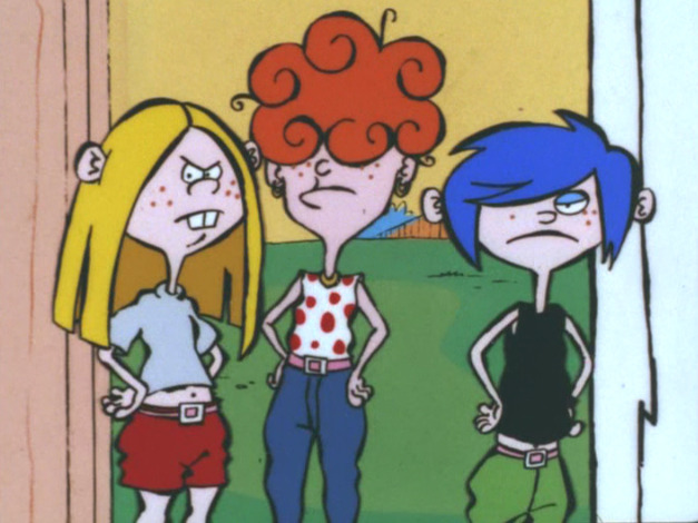 sataneslacumbiactm:  nookizz:  bombom, burbuja y bellota  ta wena la de pelo morado:$
