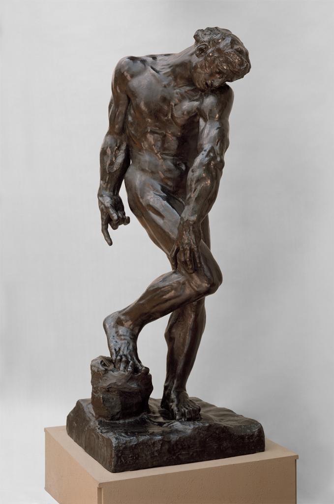 necspenecmetu:Francois-Auguste-Rene Rodin, Adam; The Creation of Man, modeled in