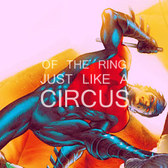 clintbartons:Did you know that Dick Grayson was an acrobat? (This is for Forest).