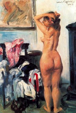 mrkiki:  Lovis CorinthModellpause. 1909Óleo