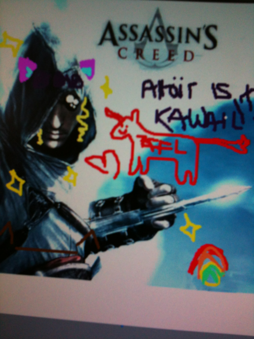 Ofgunsanspriests&rsquo; kawaii desu altaïr. Still somewhat badass :L