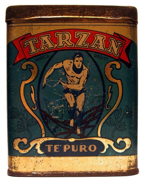 for-the-duke-of-paris:vintagemarlene:vintage tarzan tea tinFollow The Duke of Paris