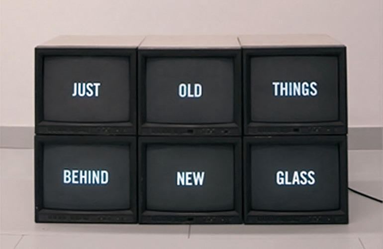 visual-poetry:  “just old things behind new glass” by andy callahan 