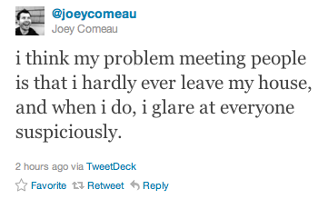 For those of us who appreciate Joey Comeau