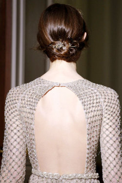 Backstage at Valentino, Haute Couture; F/W