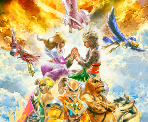 videogamenostalgia:  SKYWARD SWORD by L-DAWB (via koopa-queen) 