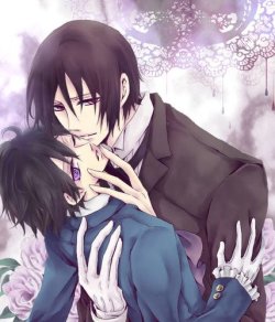 yaoiholics:  ♚SebastianxCiel {Kuroshitsuji} 