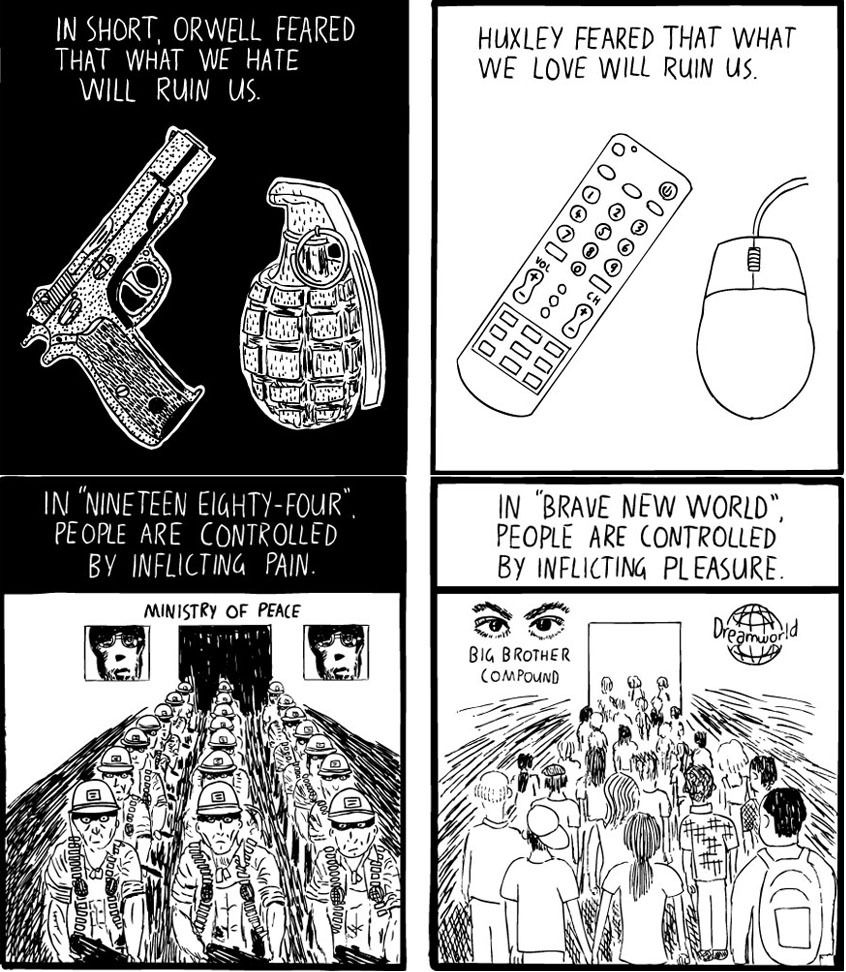 deandalecommunitycolledean:  socialistexan:  adrianshhh:  Amusing Ourselves to Death