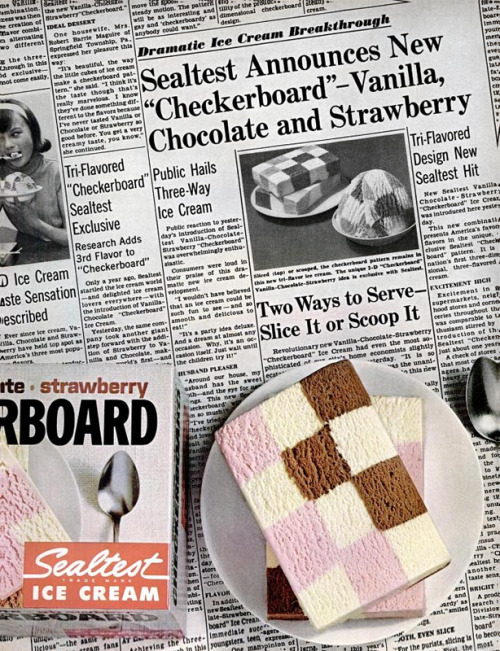 Sealtest Checkerboard Ice Cream, 1965