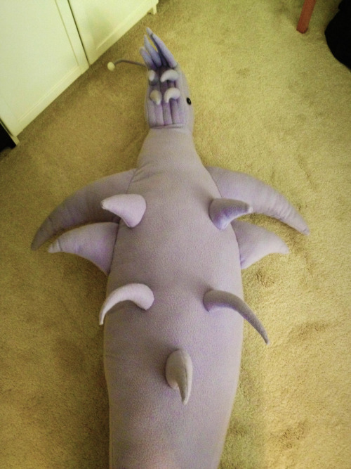 gay-isnt-an-emotion-ghirahim:  fiyhi:  lorwhal:  doctorwho:  Handmade Star Whale Plushie lifeamongthedistantstars:   This is my Star Whale, Jeffrey. He is approximately 8 ft long, 3 ft wide, and weighs a lot for a plushie. He is entirely hand stitched
